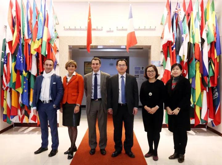 法国格勒诺布尔管理学院代表团应邀到访国际经济贸易学院